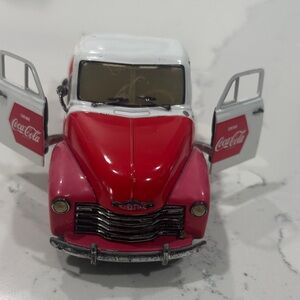 Coca Cola Classic Red and White Toy Vehicle